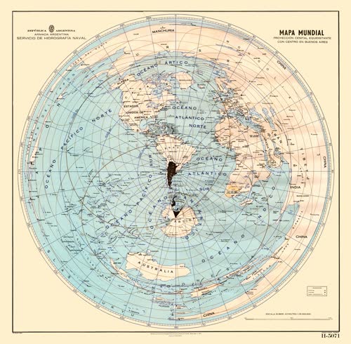 Mapa cenital argentino (1975)